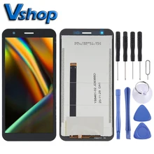 Original blackview bv5100 lcd tela de toque digitador assembléia completa com quadro do telefone móvel display lcd peças reposição