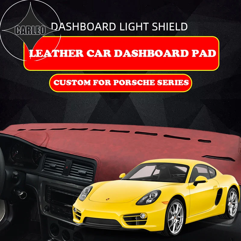 

Коврик для защиты приборной панели от светильник на заказ для Porsche Macan Cayenne Panamera, платформа для инструмента, замшевый изоляционный коврик из ...