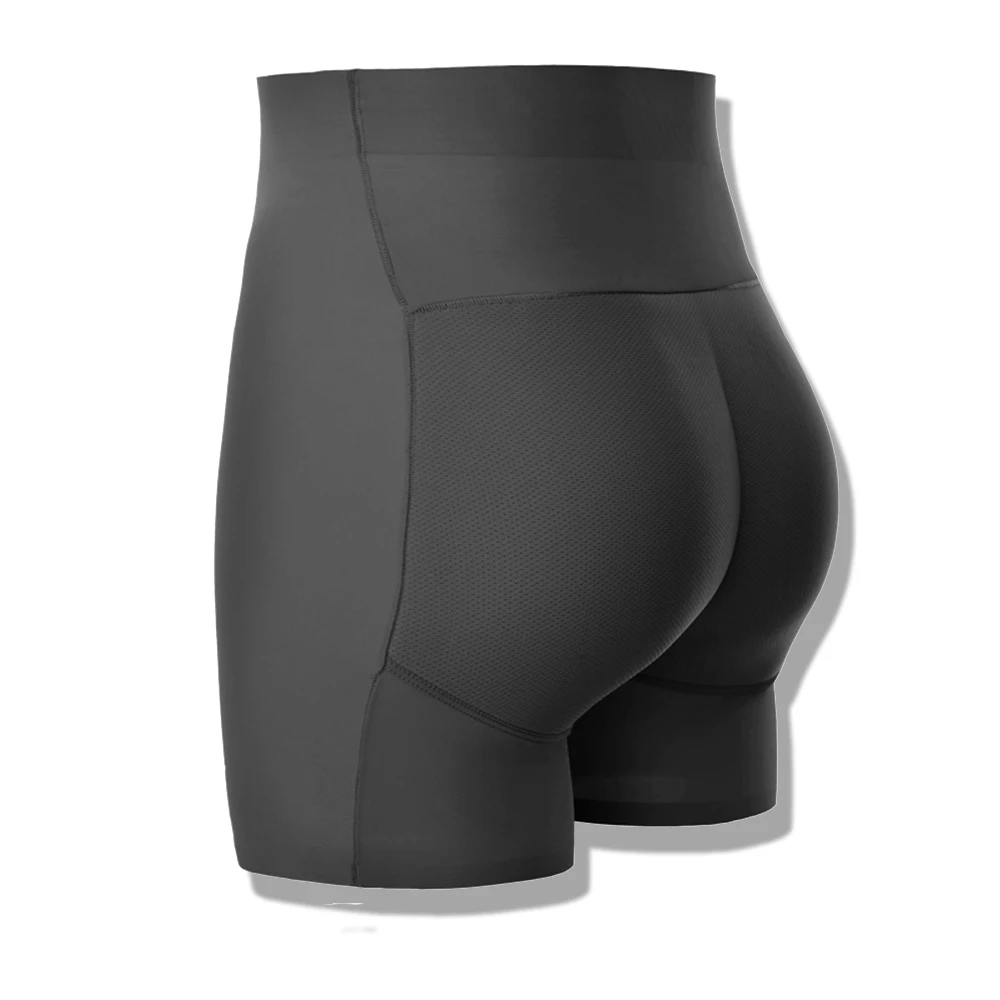 Black ( padded ) Palicy пояса для женщин Push Up Butt Shaper стальными косточками попой Лифтер спандекс сексуальные трусы boyкороткие удобные поддельные попу нижнее белье - Цвет: Black ( padded )