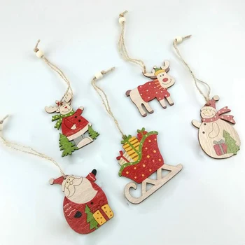 

Christmas Christmas ornaments Wooden Nordic Tree Decorations Various Designs