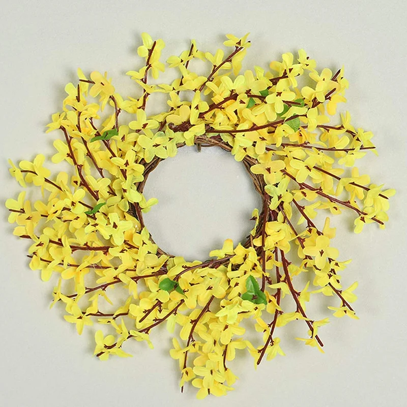 Halloween Wreath, Christmas Wreath, Artificial Primrose Front Door Decoration Thanksgiving Harvest Decoration Family Garden of f