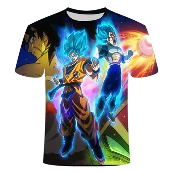 

New Anime Dragon Ball 3D Printing T-shirt Casual T-shirt Men's T-shirt 3D Top and Fun 3DT Shirt Short Sleeve Top