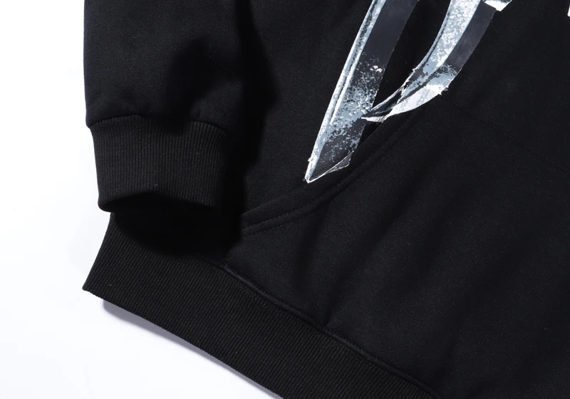Hip Hop XXXtentacion Revenge Hoodies Bone Skull Smoke Print Sweatshirts Men Women Harajuku Streetwear Fleece Autumn Pullover