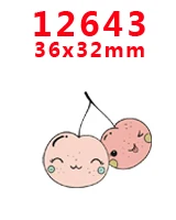 12643 30 шт мультяшный персонаж плоское украшение из смолы PR 12129 - Цвет: 12643