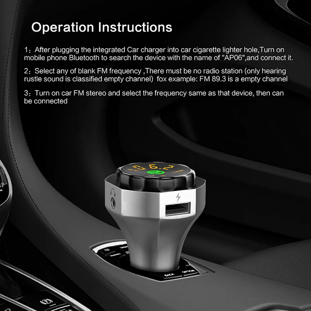MP3 плеер изысканное мастерство Hands-Free автомобильный комплект fm-передатчик Bluetooth USB MP3 для смартфона F815