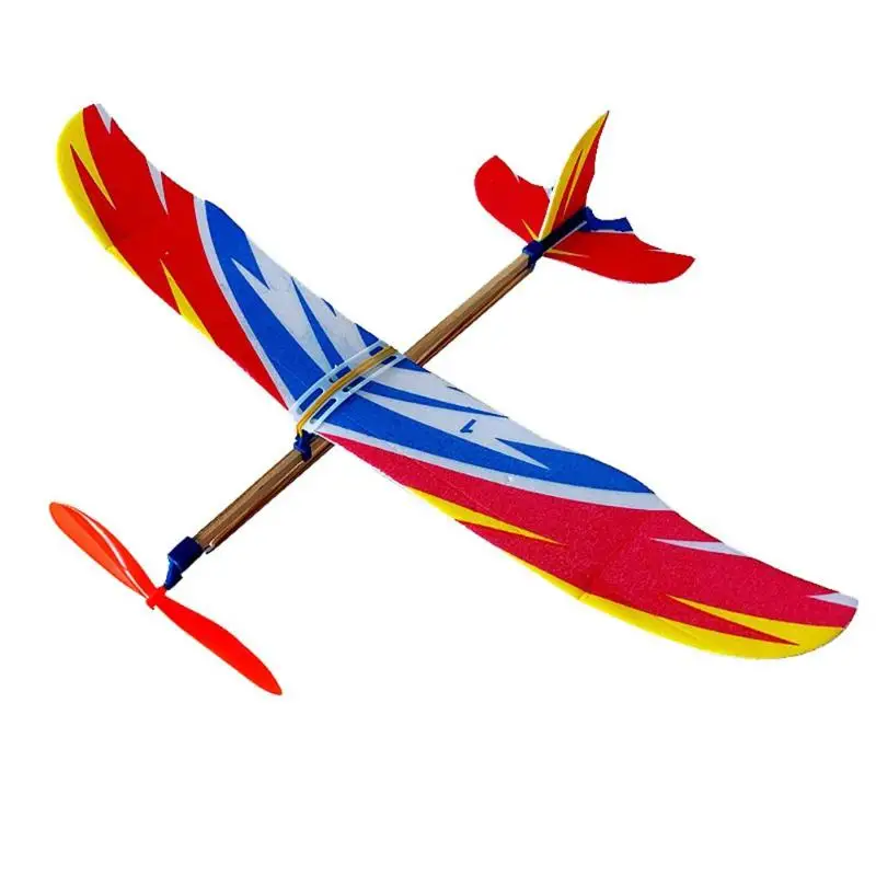 elastic rubber band plastic diy plane model building kits