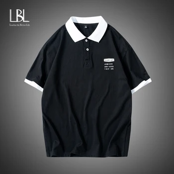 

Brand Clothing Men's Polo Shirt Short Sleeve Men Cotton Solid Casual polo shirts Men jerseys golftennis Fashion Slim Fit Polos