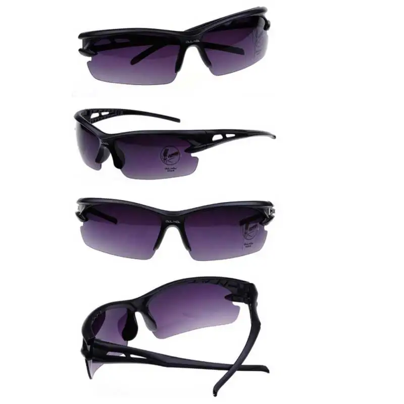 Outdoor Sports Unisex Sunglasses Anti Shock Glasses PC Eye Cycling Goggles - Цвет: grey