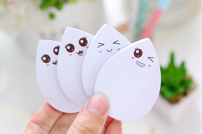 1 шт. kawaii милые Стикеры для заметок, креативные канцелярские блокноты, блокноты для заметок, офисные школьные принадлежности, клейкие стикеры для лица и улыбки