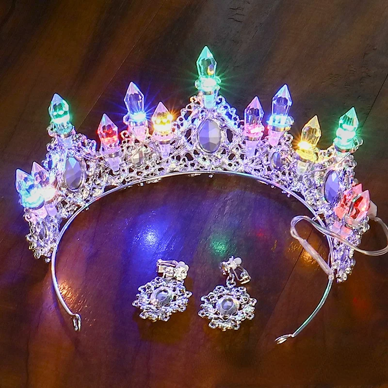 menina princesa strass acessórios para o cabelo