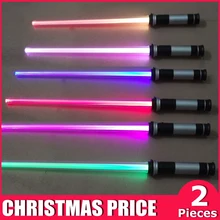 2 шт./партия) мигающий светильник, лазер, двойной меч, игрушки, звук и светильник для мальчиков и девочек