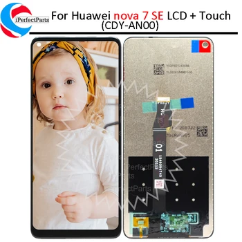 

Original 6.5''lcd display for huawei nova 7 se lcd display with touch screen digitizer Assembly for nova 7se CDY-AN00 lcd