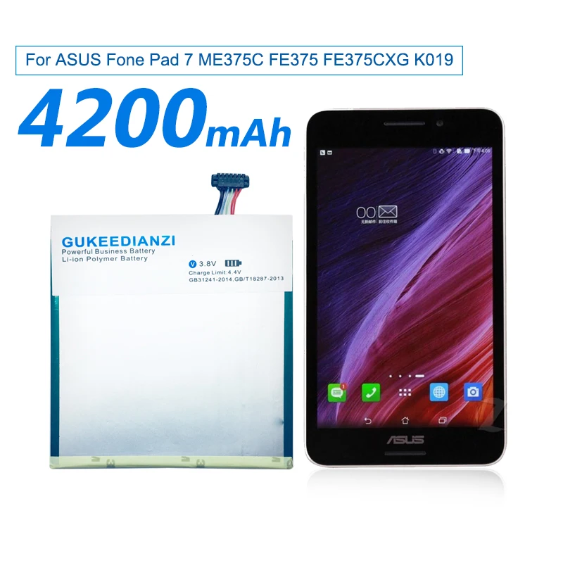 4200 мАч C11P1402 Аккумулятор для ASUS Fone Pad 7 ME375C FE375 FE375CXG K019 планшет литий-полимерный аккумулятор+ бесплатный инструмент