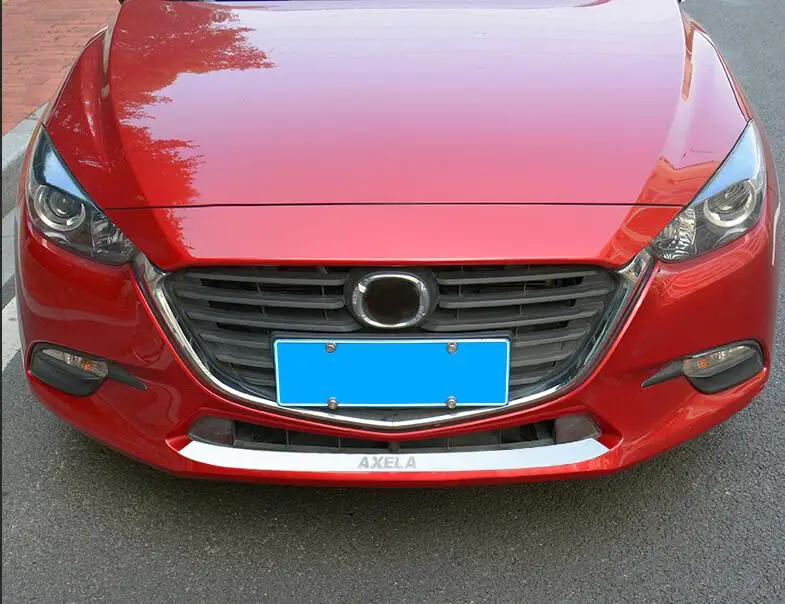 Для Mazda 3 Axela Передняя панель анти-столкновения бар модифицированный устойчивый к царапинам передний губы Внешний бампер