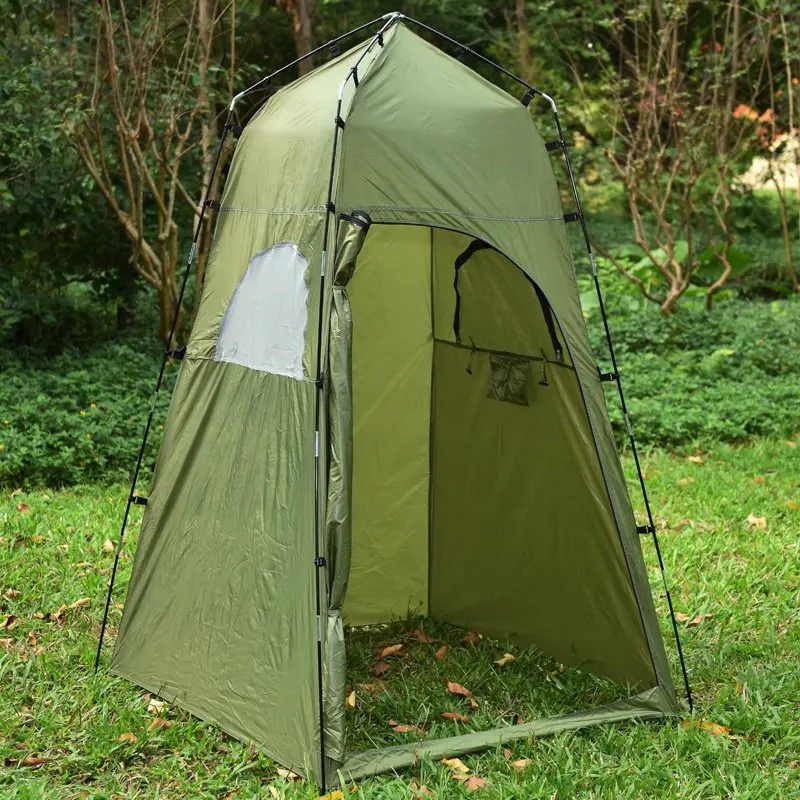 

Outdoor Hunting Privacy Shower Bath Tent Portable Beach Tent Camping Toilet Shelter Beach Tent Changing Fitting Room Tent 23L