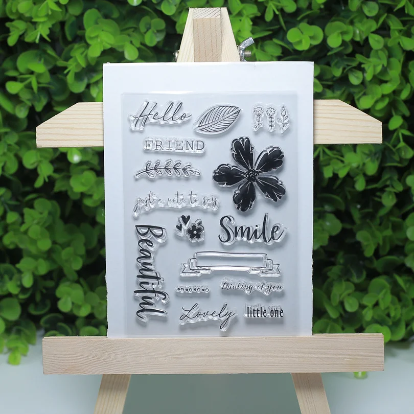 Owl love you Hello thanks smile transparent clear stamps for Scrapbooking/Card Making/Stamp set stationery fun Decoration Supply - Цвет: M