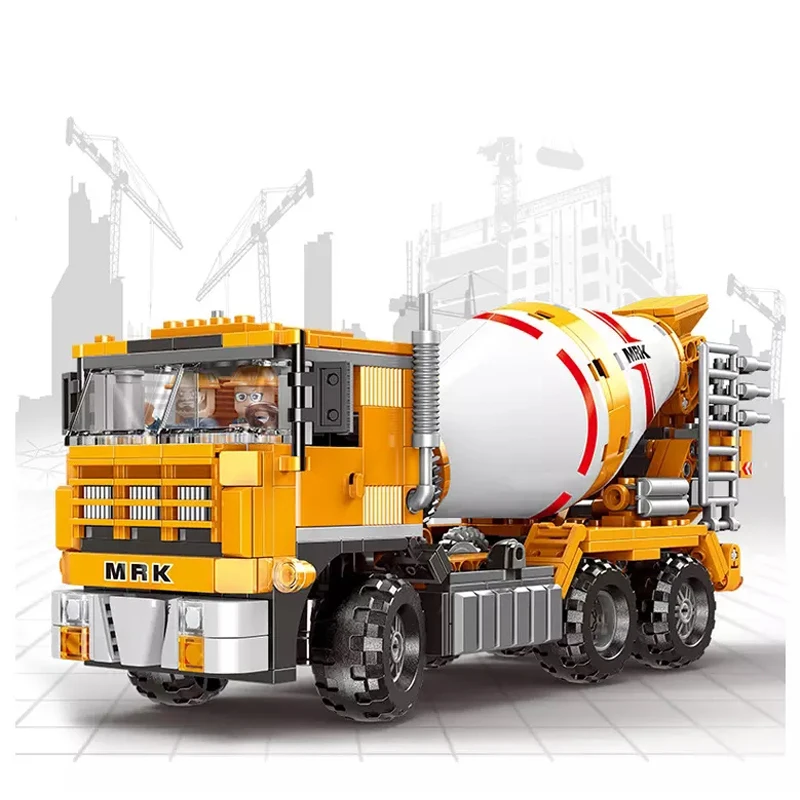 

New Engineering Mechanical Series Toys Heavy Duty Truck Compatible Legoingly City Building Blocks for Children Christmas Gift