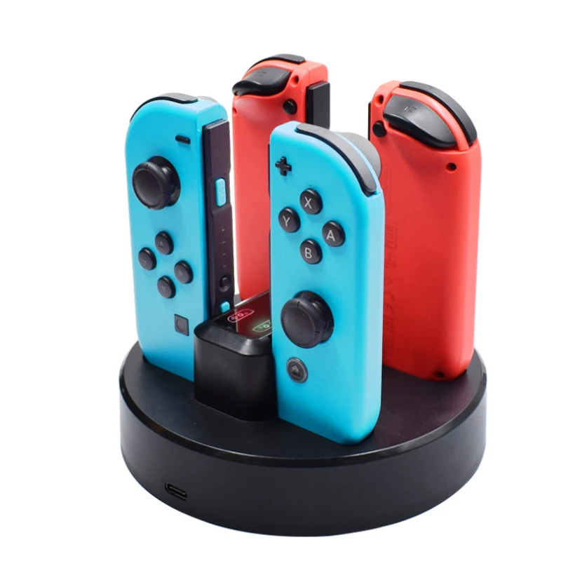 Зарядная док-станция для nintendo Switch Joycon 2 usb порта индикаторные огни для nintendo переключатель игровой контроллер зарядное устройство Подставка