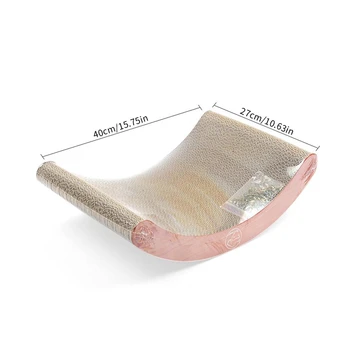 

New Cat Corrugated Paper Bed Cat Scratch Board Cat Toy Sofa Wearable Easy Clean Corrugated Scratcher Grinding Claw