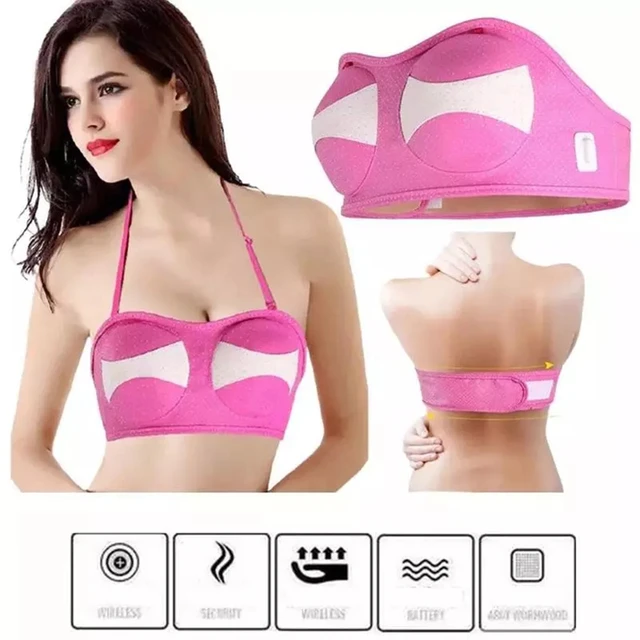 Other Massage Items Electric Breast Massage Bra USB Charging