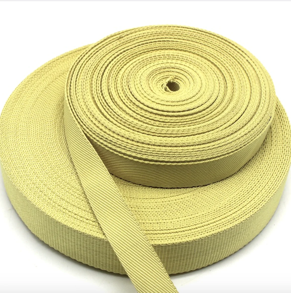 High Strength Aramid Fiber Tape Meta Aramid Fiber Woven Tape Fabric Belt, Kevlar Fireproof Tape