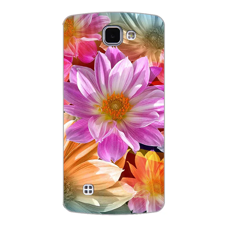 M28 Мягкие силиконовые с рисунком, чехол для телефона, чехол для LG K4 Lte K130E K120E K121, цветные чехлы на заднюю панель, чехлы с цветами - Цвет: M28
