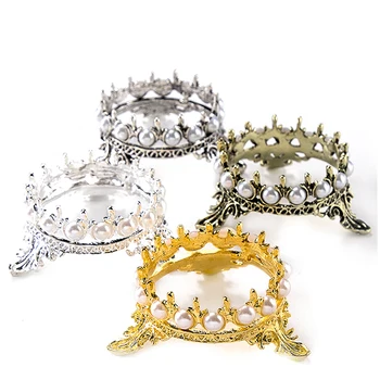 

Crown Pearls Design Pens Brushs Stand Rack Decoration Salon Home DIY Nail Carving Drawing Pens Brushes Holder manicure tools