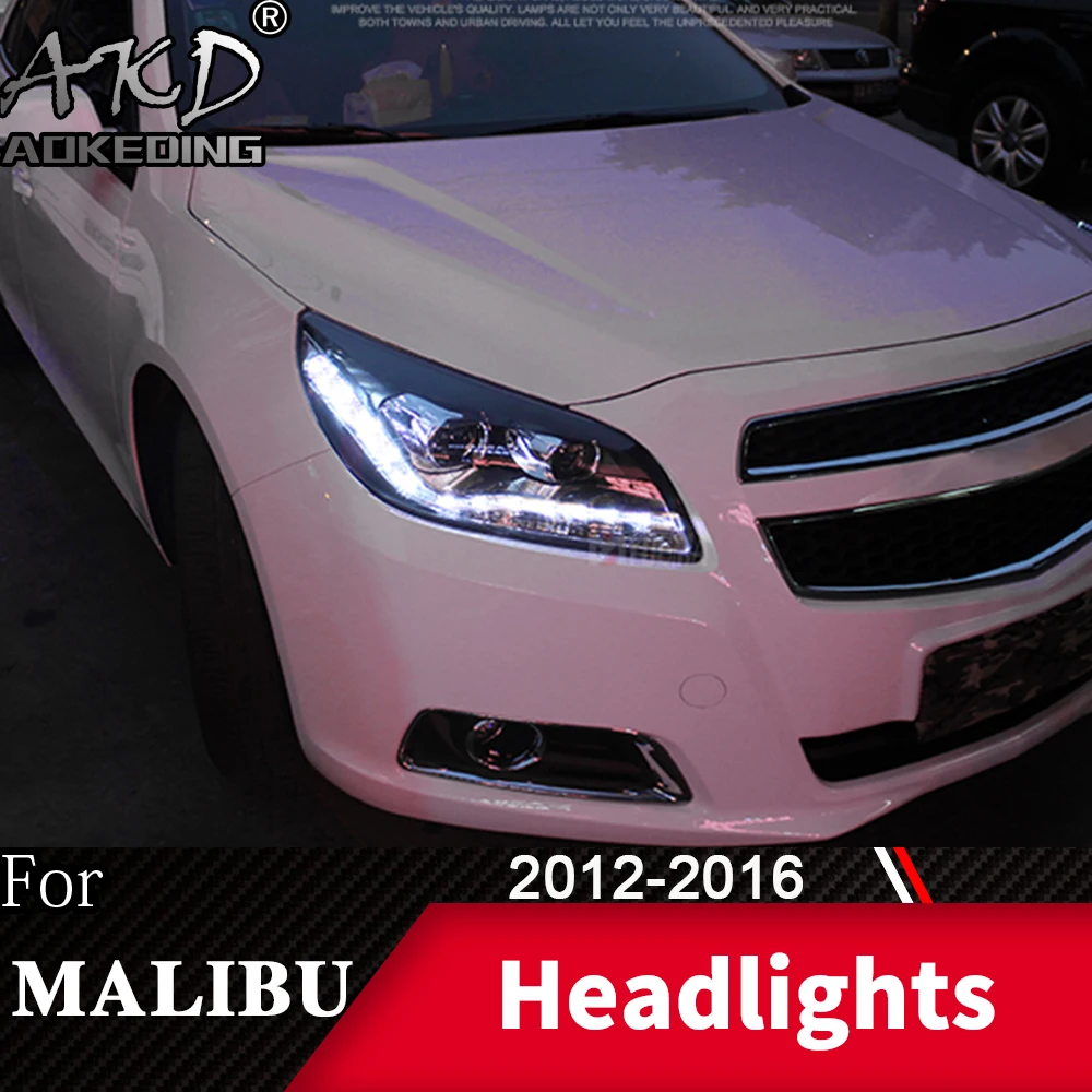 Фара для автомобиля Chevrolet Malibu 2012- головной светильник s противотуманный светильник s дневной ходовой светильник DRL H7 светодиодный Биксеноновая лампа автомобильные аксессуары