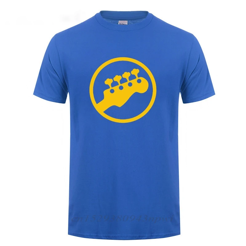 Camiseta De Algodón Guitarrista Rock Para Hombre, Diseño De Notas De Guitarra Eléctrica Gildan 5000