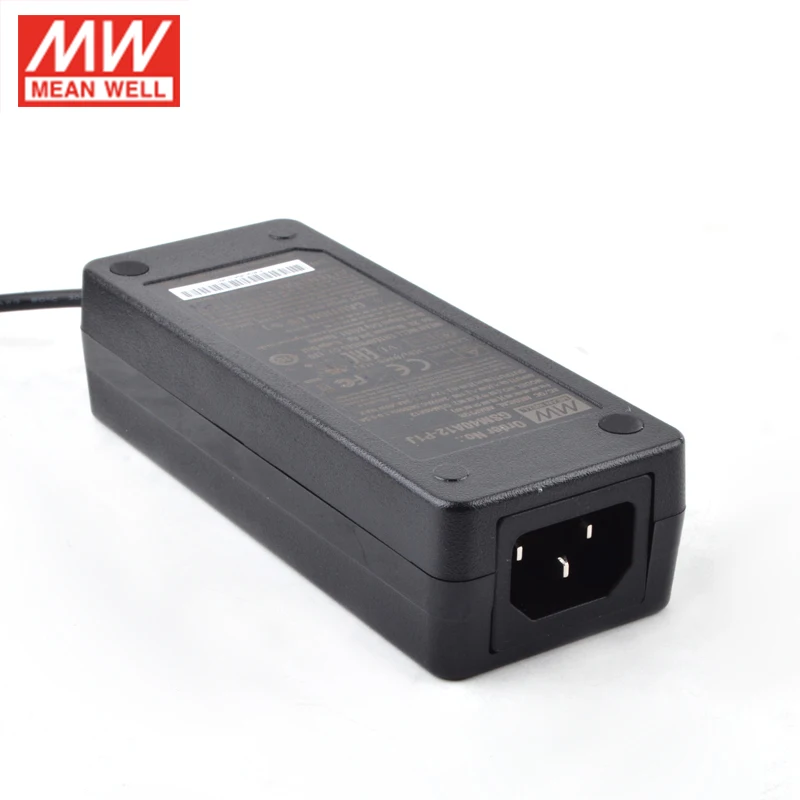 Meanwell GSM40A12-P1J 40W 3.34A 12V Medical Adapter Level VI 110V/220V AC  to 12V DC MEAN WELL Adaptor Power Supply 3 pole - AliExpress