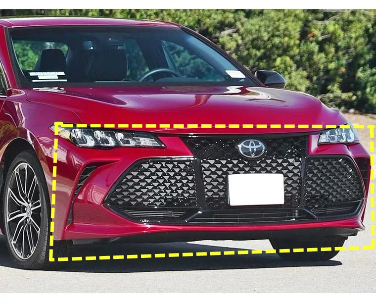 Для Toyota Avalon- гоночные грили сотовая сетка Передняя гоночная решетка черный передний бампер модифицированный для Toyota Avalon