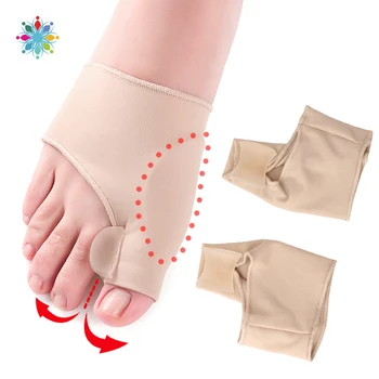 

1Pair Toe Separator Hallux Valgus Bunion Corrector Orthotics Feet Bone Thumb Adjuster Correction Pedicure Sock Straightener