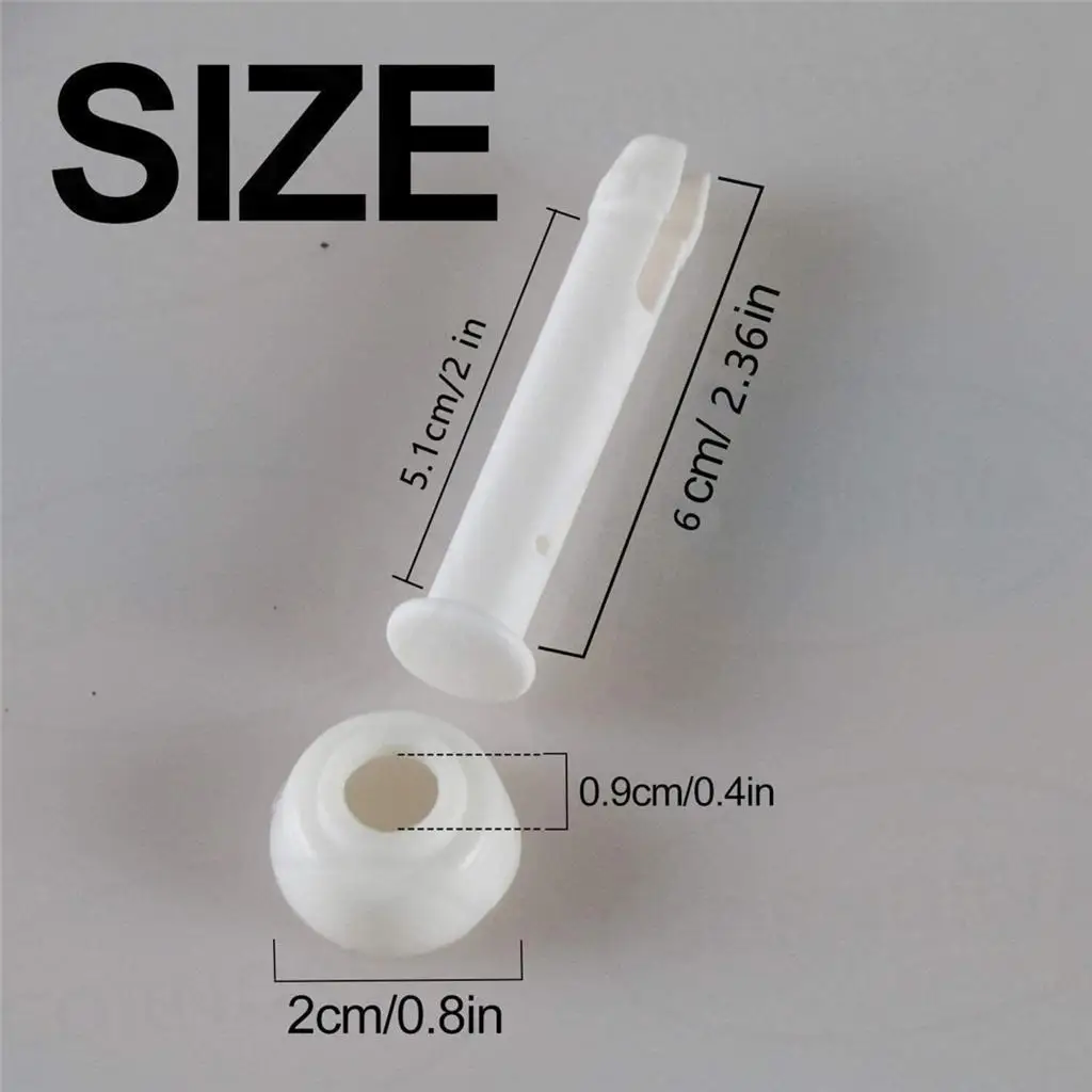 2.36' Plastic Pool Joint Pins & Rubber Seals Replace fits Intex 13ft-24ft