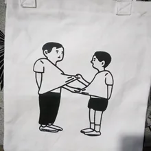 Микро для шести-нового стиля Совершенно новая застежка-молния полярная система шаблон крест-тело плечо Универсальная база-Холщовая Сумка