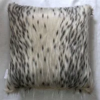 Home Decorative Faux Fur Cushion Cover Dot Color Sofa Throw Pillowcase For Living Room 1