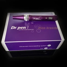 dr. pen X5-W беспроводной Дерма микро игла ручка с винтом и иглой картридж цифровой дисплей уход за кожей лица ручка