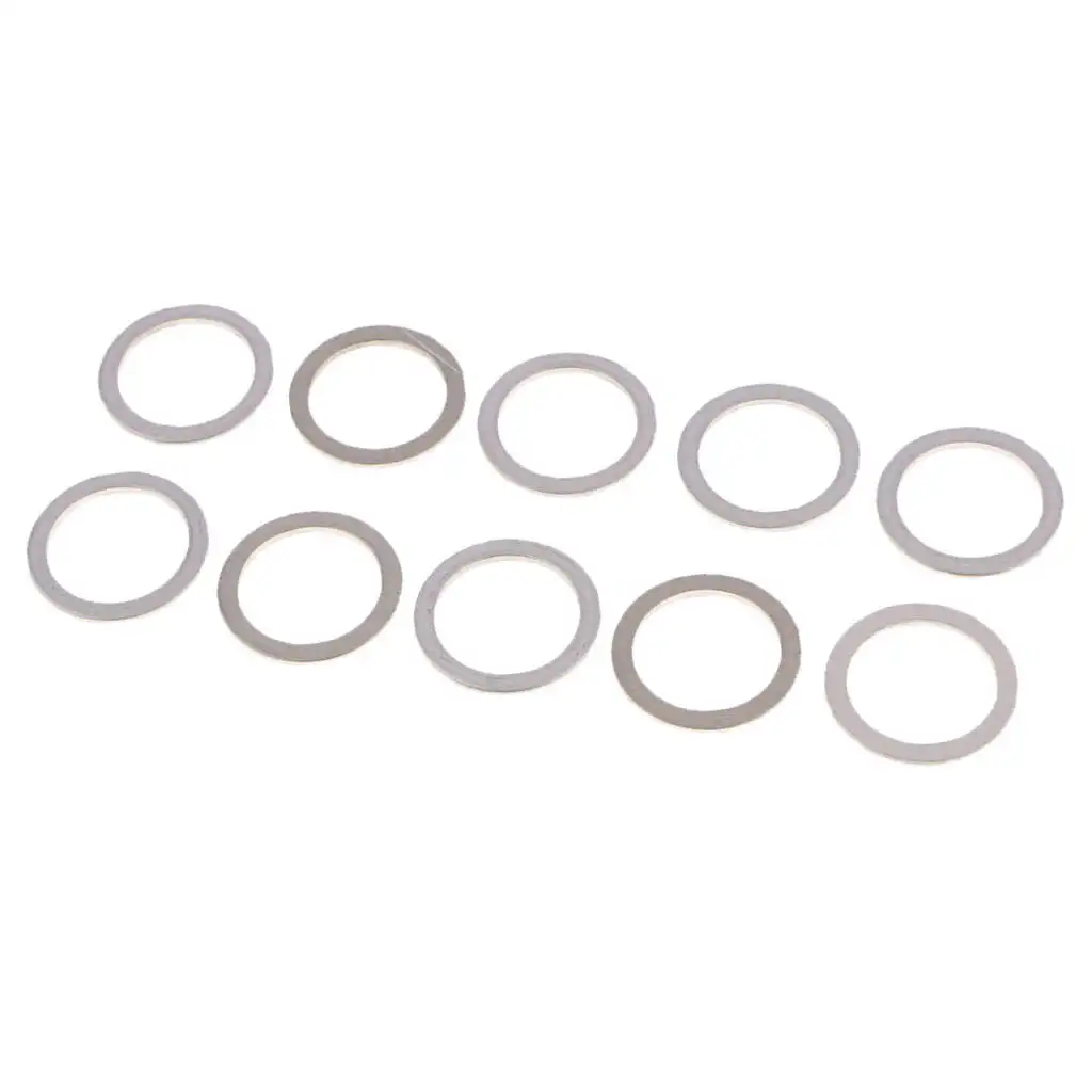10Pcs 18 ID 24mm OD Oil Drain Plug Crush Washers Gaskets Aluminum Alloy For Toyota for Lexus oil drain plug gasket,oil drain plug seal washer