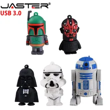 JASTER милый Звездные войны USB флеш-накопитель USB 3,0 флеш-накопитель Миньоны карта памяти Флешка 4 ГБ 8 ГБ 16 ГБ 32 ГБ 64 ГБ подарок