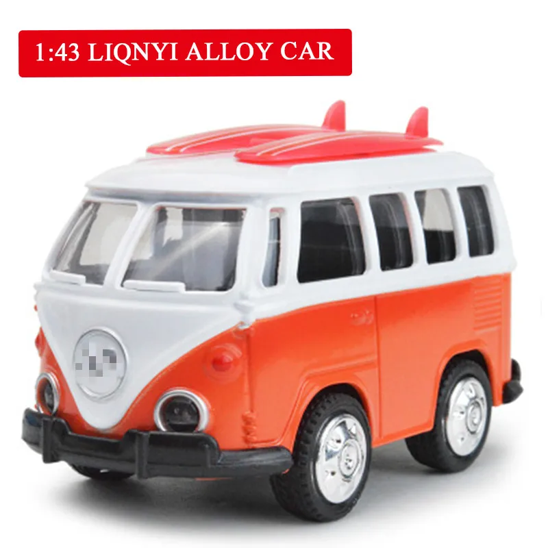 

Q-style Alloy Car/1:43 Scale Diecast Model Alloy Car R1 Transport Bus/Pull Back Toy for Children's Gift/Collection Bus