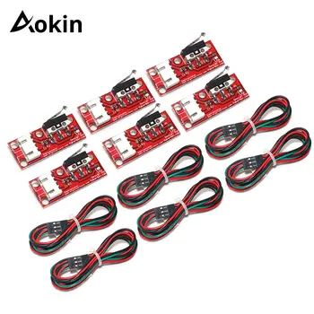 

1/3/4/6PCS Mechanical Endstop 3D Printer Ramps 1.4 Control Board Part Switch Limit Switch with 3 Pin 70cm Connecting Cable