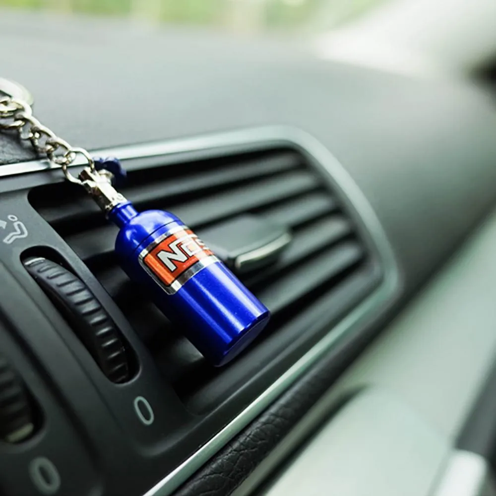 

Creative Car Key Chain Car Styling Little Nitrogen Button Car Key Ring For Sports Car Enthusiast Car Accessories