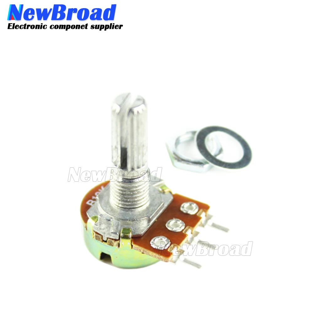 5pcs WH148 3Pin 20mm Potentiometer B1K-1M