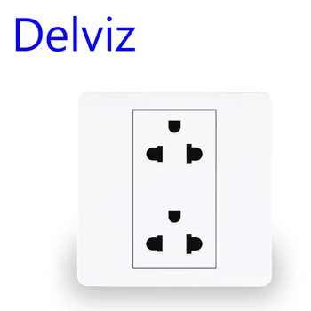 

Delviz US standard multi-function socket American applicable 86mm*86mm International General Power Outlet 15A 6-hole wall socket