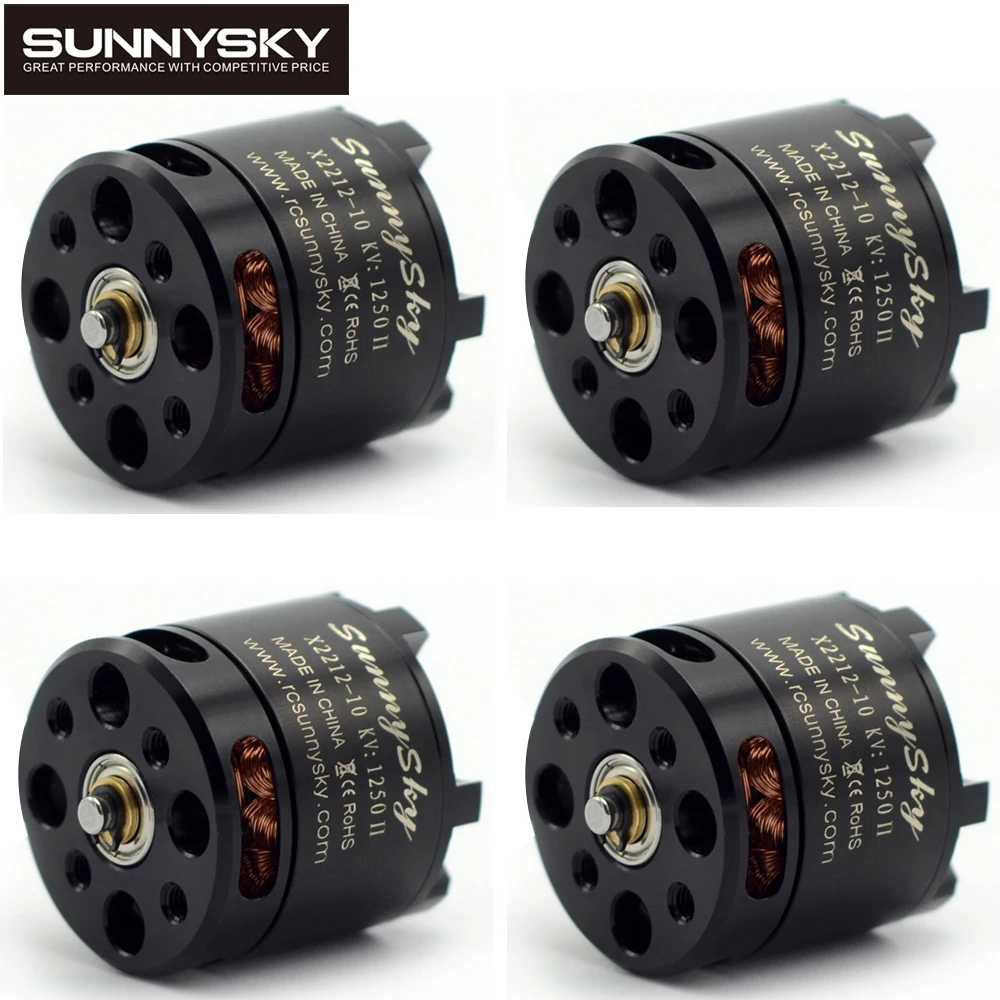 4 шт./лот 100% оригинальный Sunnysky X2212 980KV/1250KV/KV1400/2450KV бесщеточный мотор (короткий вал)