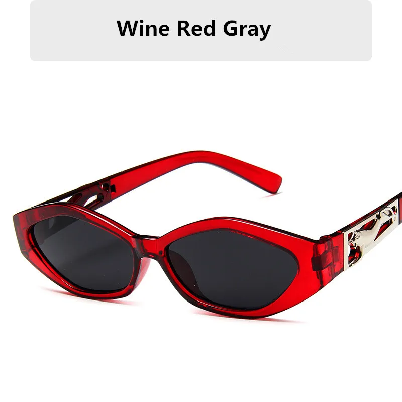 DUBERY, фирменный дизайн, gafas de sol mujer Rave, фестиваль, Овальные Солнцезащитные очки для женщин, модные, Ретро стиль, цветные, маленькие очки для девушек, оттенки - Цвет линз: Red gray