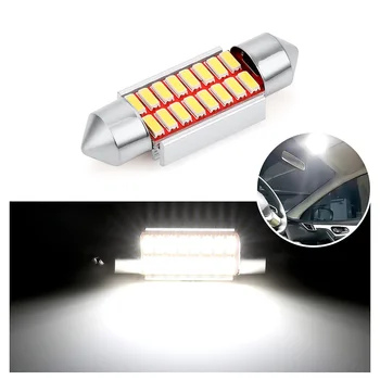 

1 pc C5W C10W CANBUS Error Free Auto Festoon 16 LED Car Interior Dome Lamp Reading Bulb White Light 31mm 36mm 39mm 41mm