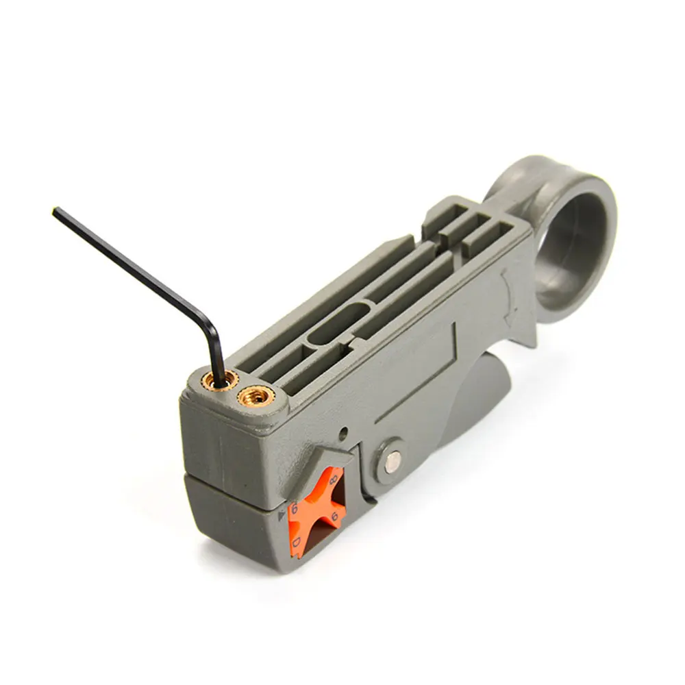 Портативный роторный коаксиальный кабельный резак ручной инструмент для