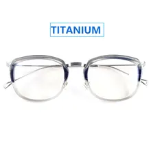 Япония Супер легкий титан оправы для очков прозрачные оправы для очков по рецепту