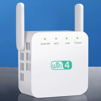 

New Wireless WiFi Repeater Pro 300Mbps Mi Amplifier Network Expander Router Power Extender Roteador 2 Antenna For Router Wi-Fi