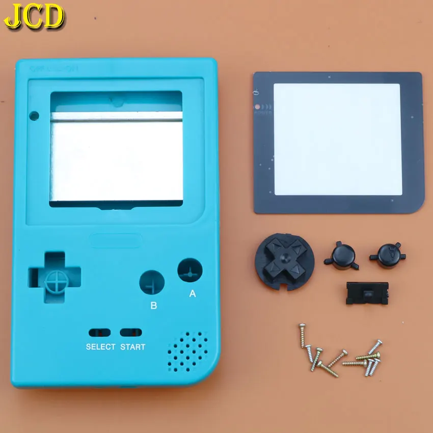 JCD 1 шт. пластиковый Полный Чехол Корпус Замена корпуса для Gameboy Карманная игровая консоль для GBP Оболочка Чехол с кнопками комплект - Цвет: Q